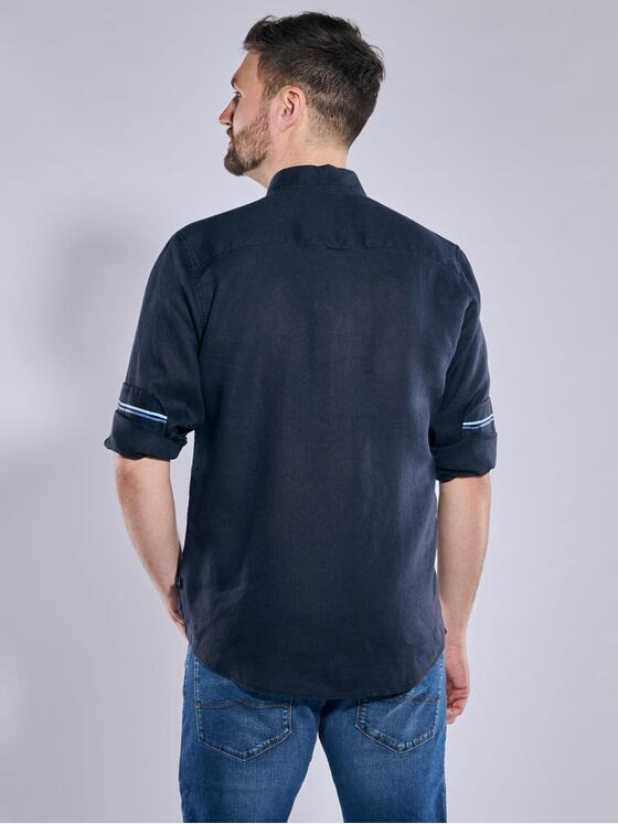 engbers Herren Langarm-Hemd regular Saphirblau 36627