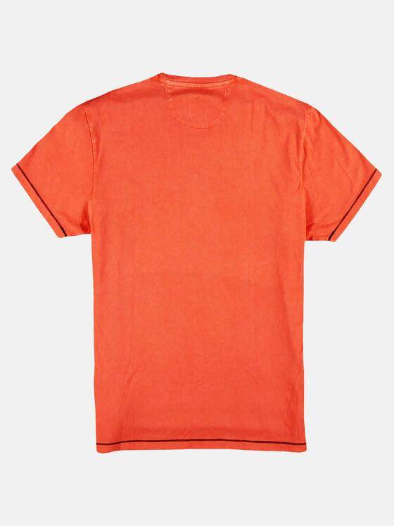 engbers Herren Modisch bedrucktes T-Shirt Orange 27336