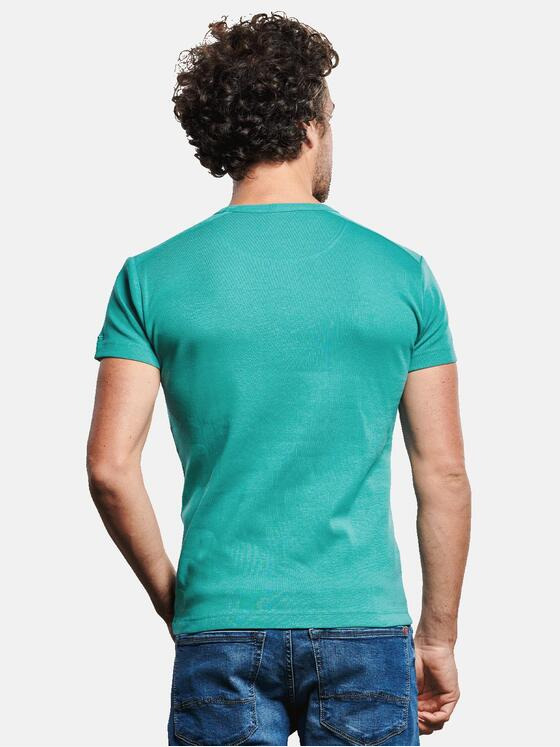 engbers Herren T-Shirt "My Favorite" Cyanblau 32686