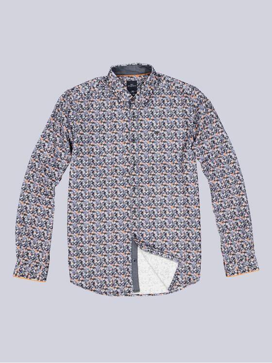 engbers Herren Langarm-Hemd aus Cord Granitgrau 33644