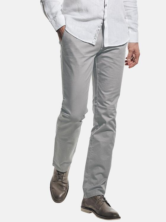 emilio adani Herren Hochwertige Chino mit gerader Passform Grau 31149