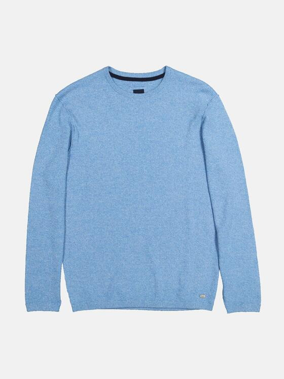 engbers Herren Pullover uni Blau 36848