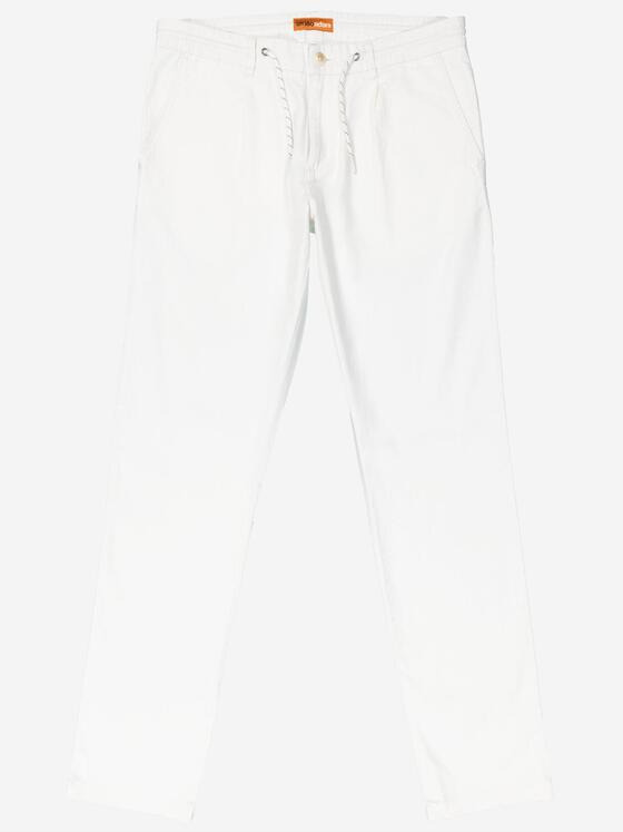 emilio adani Herren Chino slim fit Weiß 37061