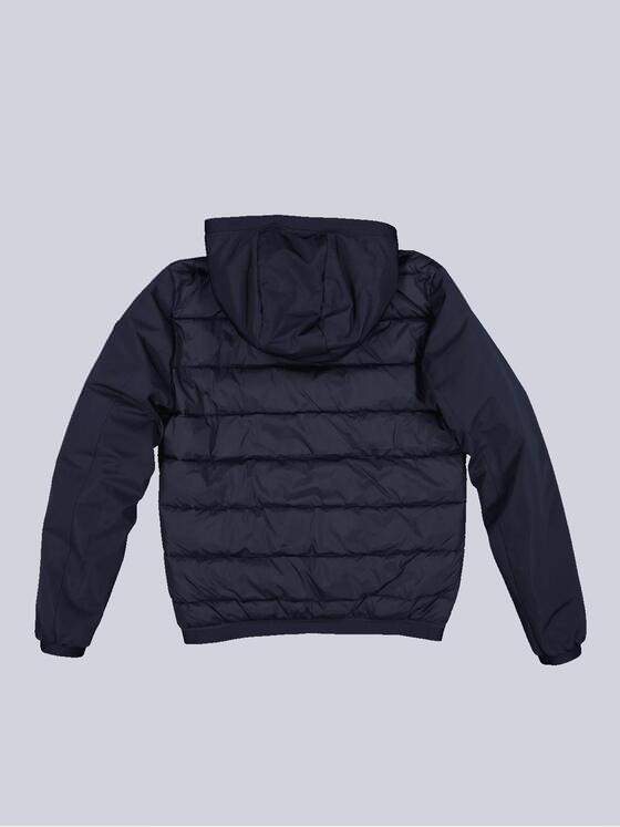engbers Herren Steppjacke mit abnehmbarer Kapuze Blau 35424