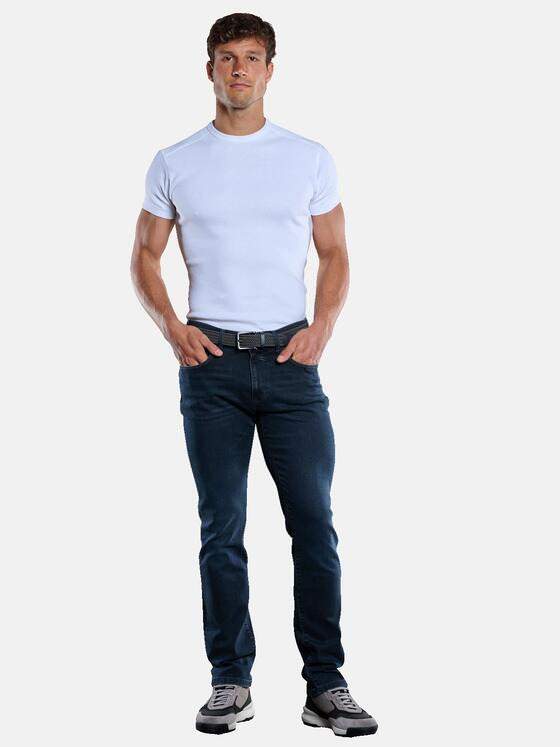 engbers Herren Super-Stretch-Jeans slim fit Indigoblau 33721