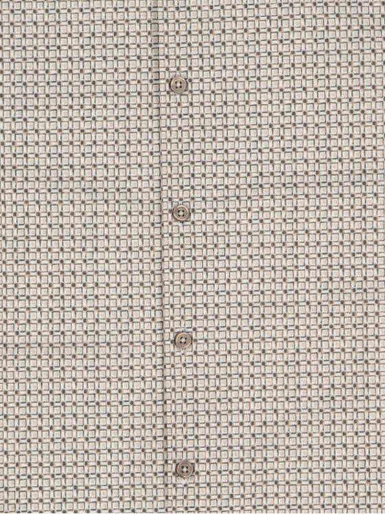 emilio adani Herren Funktions-Hemd gemustert Braun 32978
