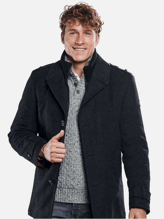 engbers Herren Kurzmantel Schwarz 30767
