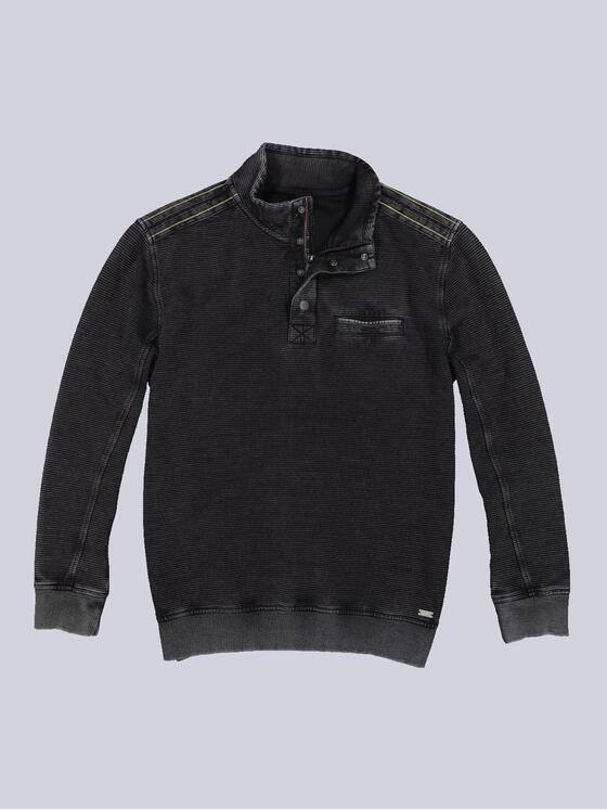 engbers Herren Sweatshirt Stehbund Schwarz 35673