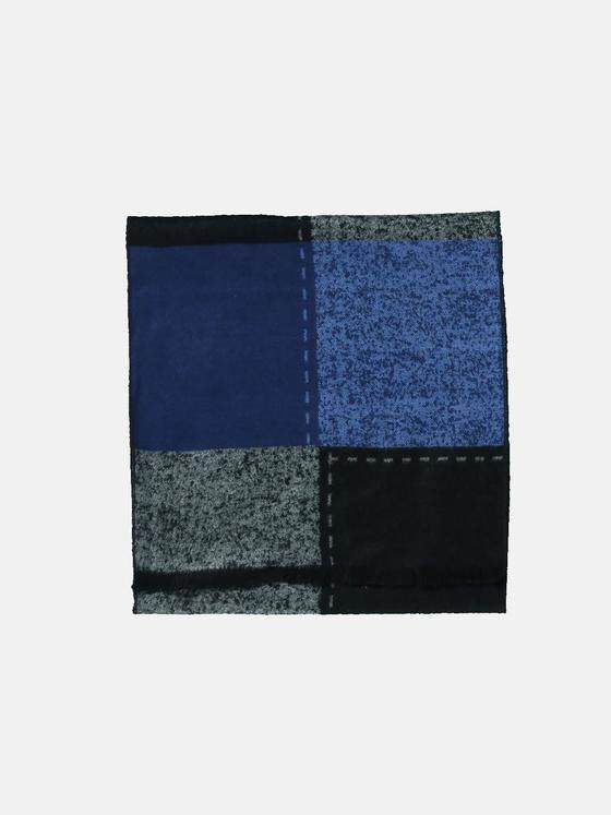 emilio adani Herren Schal gemustert Blau 30462