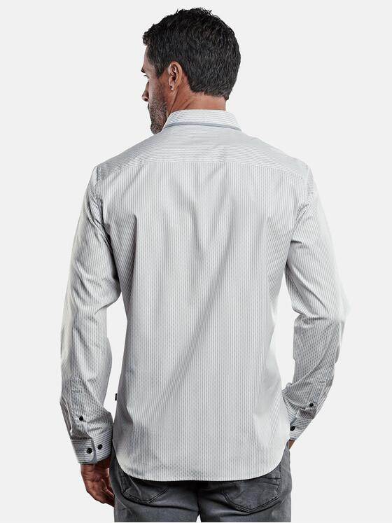 engbers Herren Hemd gemustert Silbergrau 28956