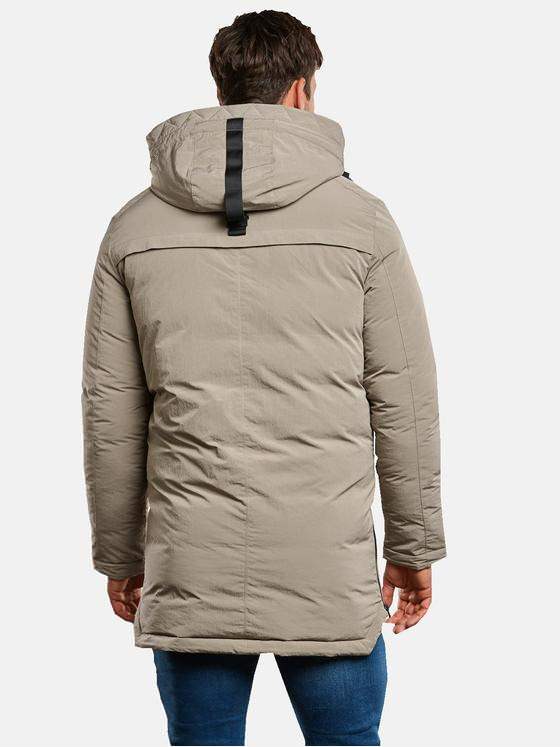engbers Herren Jacke mit abnehmbarer Kapuze Beige 33562