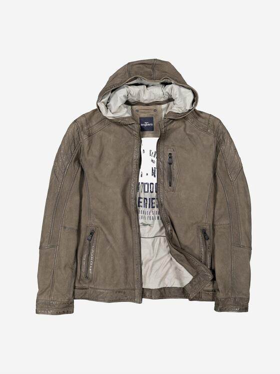 engbers Herren Lederjacke regular Braun 37181