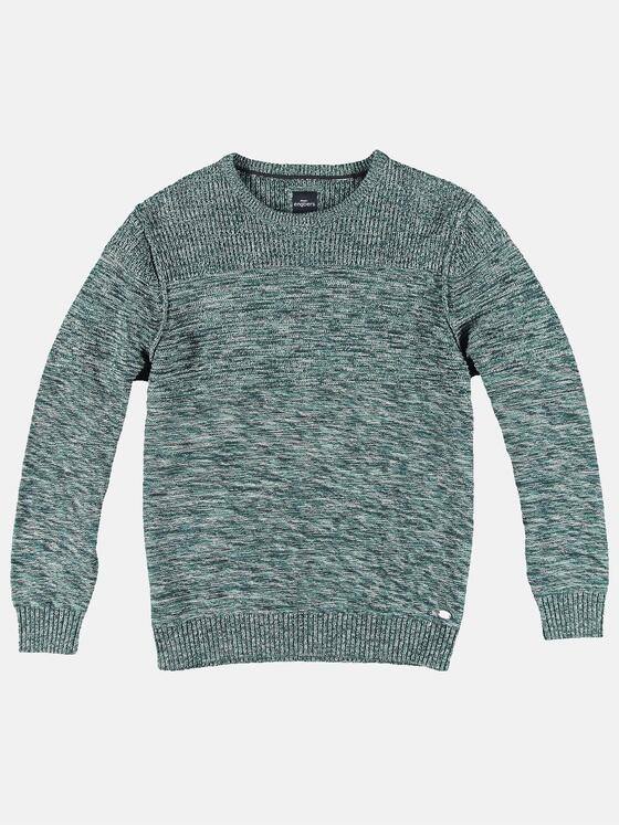 engbers Herren Pullover Rundhals Petrol 31962