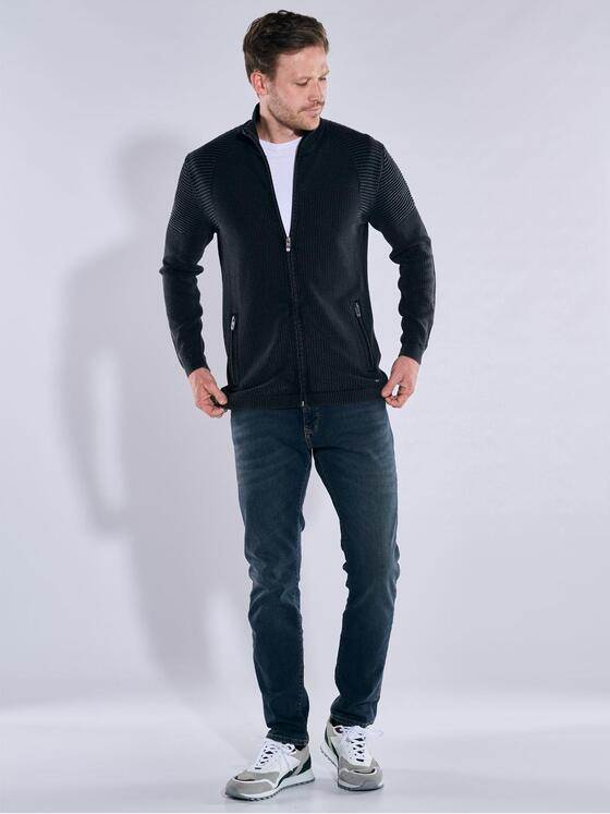 engbers Herren Cardigan regular Grau 37356