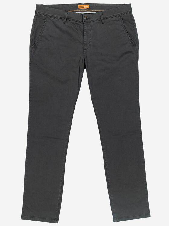emilio adani Herren Chino regular Schwarz 37207