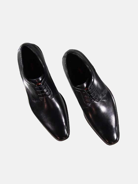 emilio adani Herren Modischer Business-Schuh Schwarz 30309