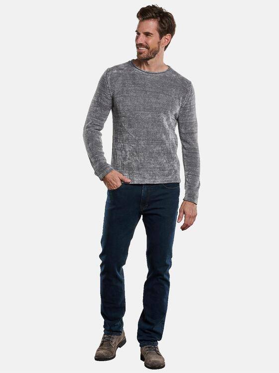 engbers Herren Pullover Rundhals Silbergrau 32877