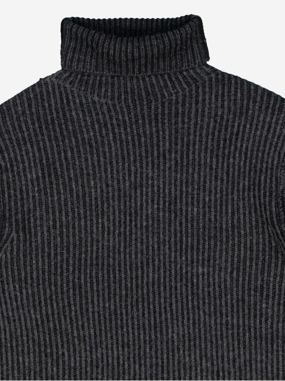 emilio adani Herren Pullover mit Rollkragen Schwarz 37980