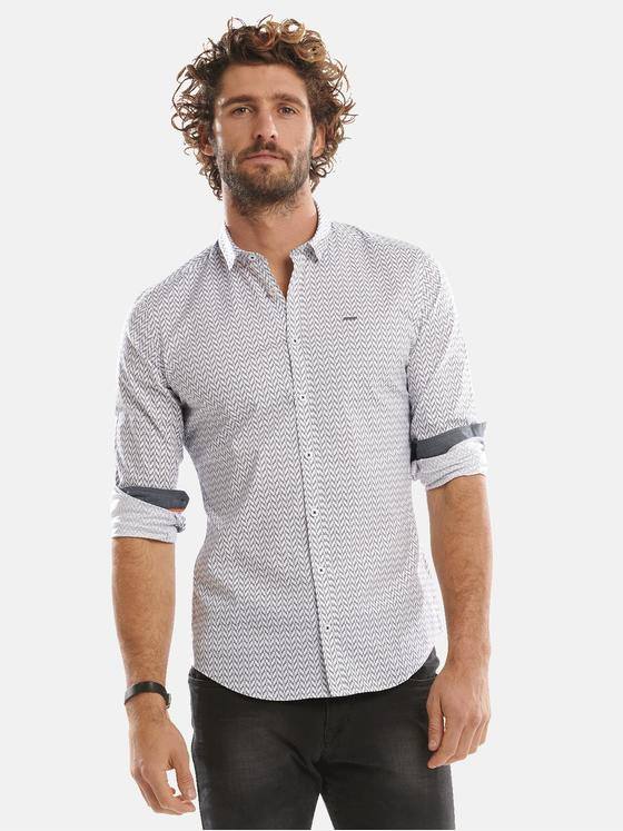 emilio adani Herren Hemd langarm Blau 30932