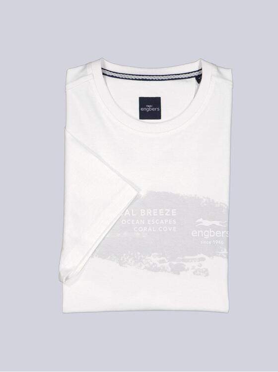 engbers Herren T-Shirt regular Reinweiss 38980