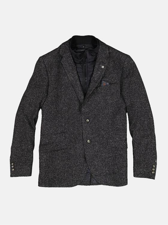 engbers Herren Freizeit-Sakko regular Schwarz 33598