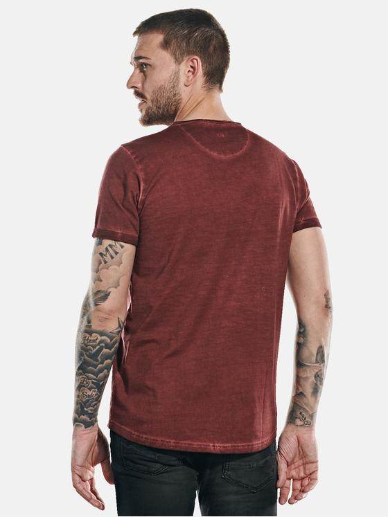 emilio adani Herren T-Shirt rundhals Rot 31831