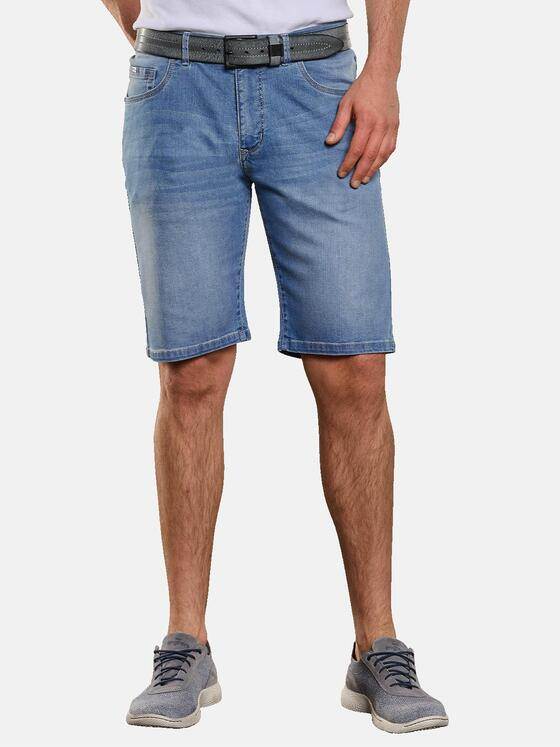 engbers Herren Bermuda aus leichtem Denim Hellblau 33196