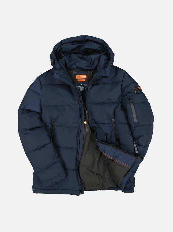 emilio adani Herren Jacke gesteppt Blau 33542