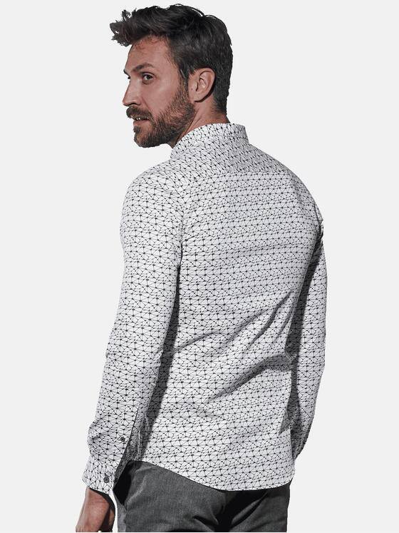 emilio adani Herren Individuelles Langarmhemd Braun 30818