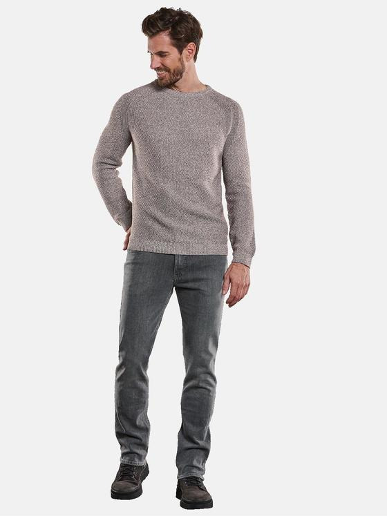 engbers Herren Pullover meliert Braun 34133