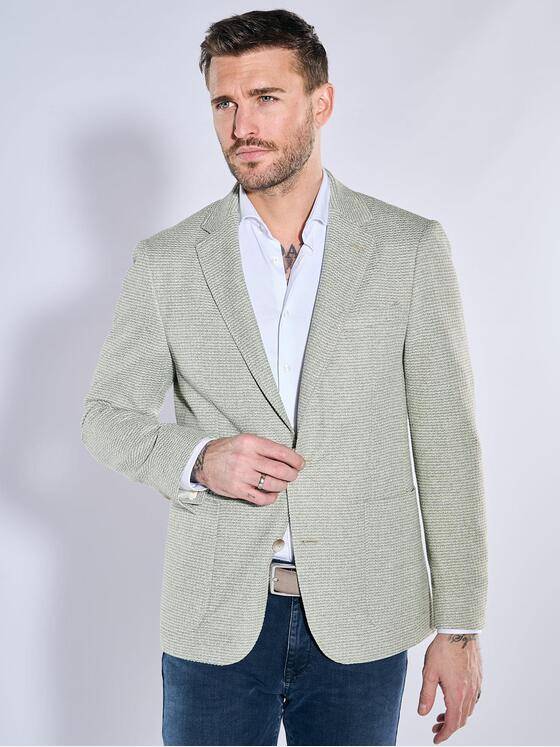 emilio adani Herren Freizeit-Sakko slim fit Grün 38420