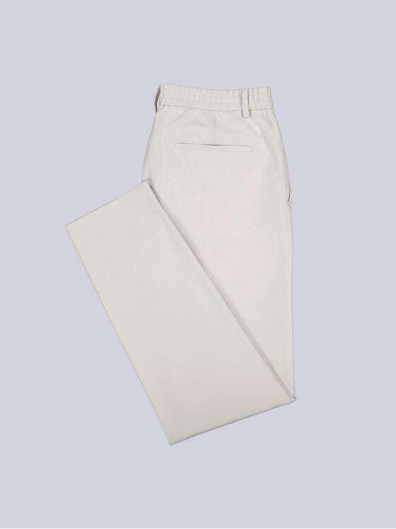 emilio adani Herren Anzug-Hose aus Leinenmischqualität Naturweiss 40370