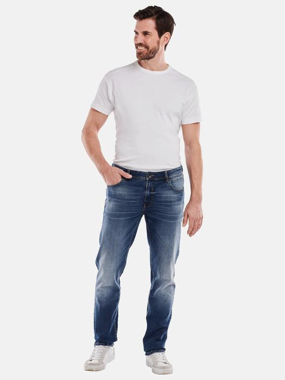 engbers Herren Super-Stretch-Jeans slim fit Himmelblau 34926