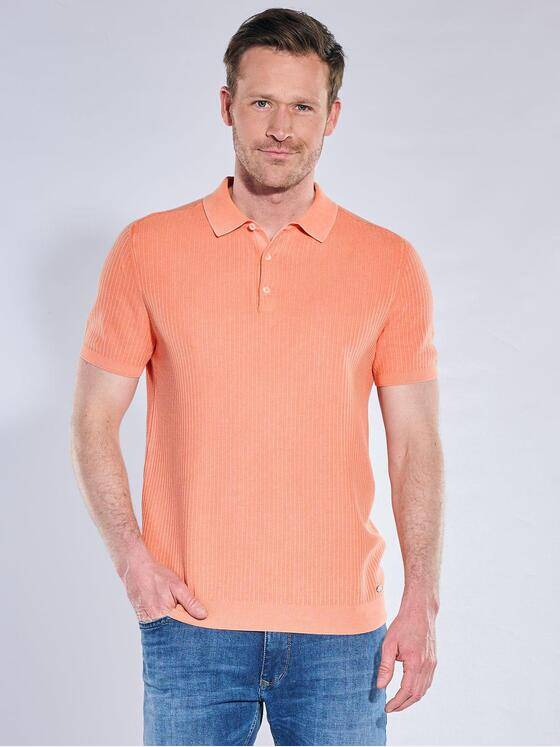 engbers Herren Modisches Strick-Polo Orange 40644
