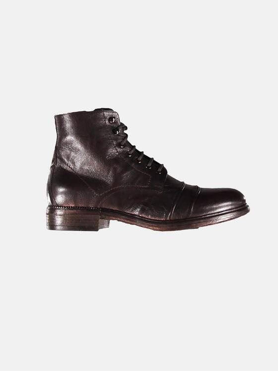 ENGBERS GERMANY Herren Softer Lederboot Dunkelbraun 30182