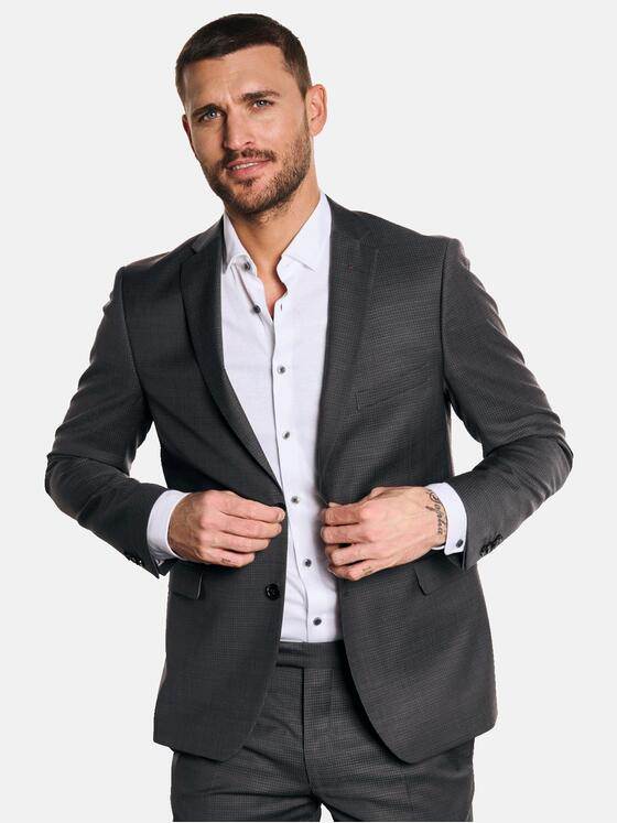 emilio adani Herren Anzugsakko slim fit Grau 32192