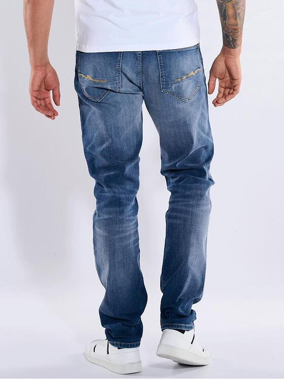 emilio adani Herren Super-Stretch-Jeans slim fit Blau 36267