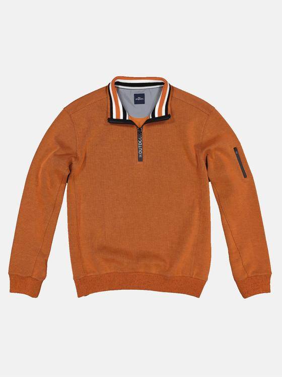 engbers Herren Sweatshirt Stehbund Orange 32875