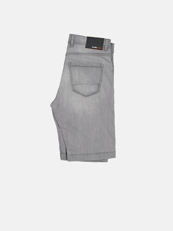 emilio adani Herren Denim-Bermuda Grau 33181