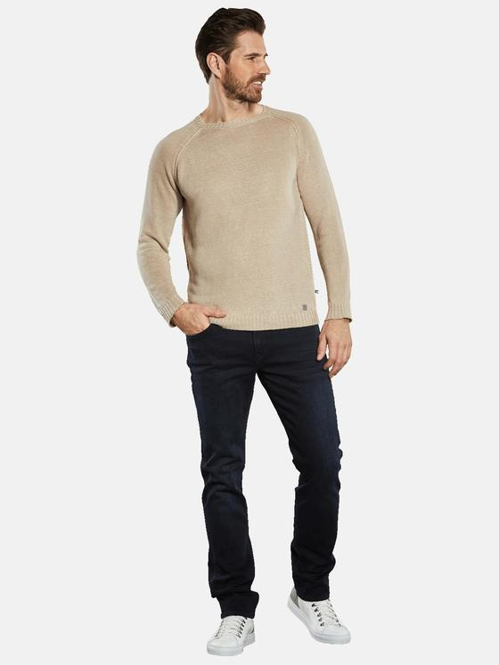 ENGBERS GERMANY Herren Pullover aus Leinen Braun 34688