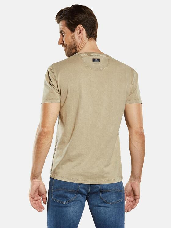 engbers Herren T-Shirt strukturiert Braun 34536