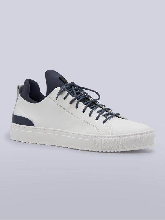 emilio adani Herren Sneaker aus Nubuk-Leder Weiß 39290