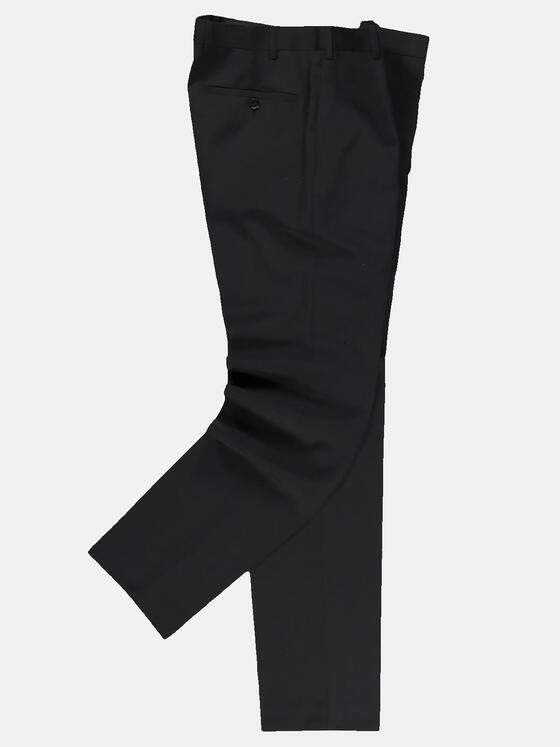emilio adani Herren Anzughose slim fit Schwarz 32510