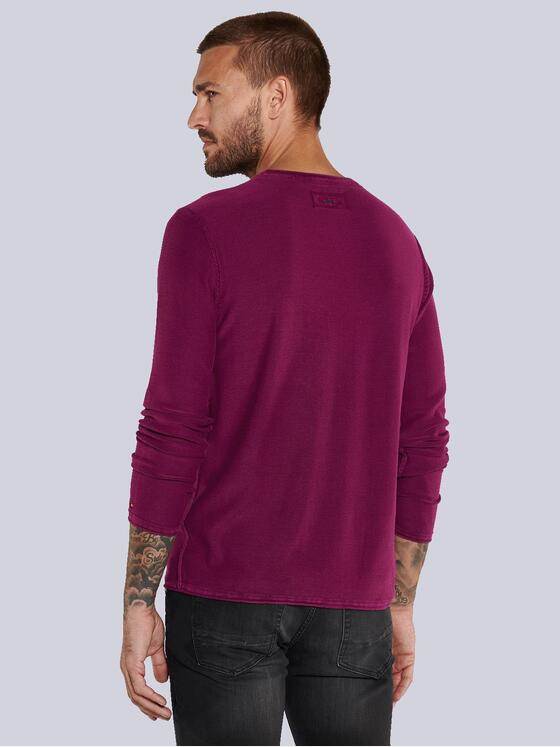 emilio adani Herren Pullover uni Violett 36074