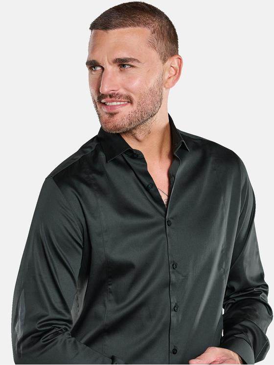 emilio adani Herren Langarm-Hemd "My Favorite" Grün 34068