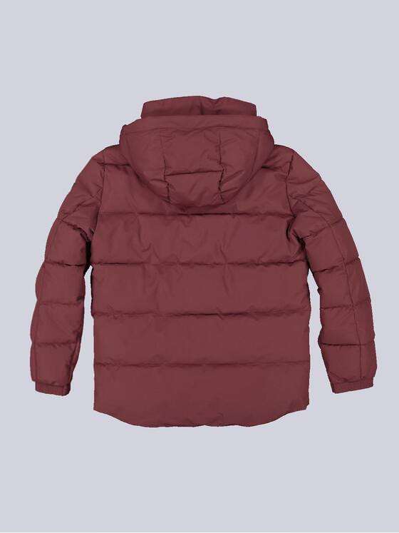 emilio adani Herren Steppjacke mit Kapuze Rot 35508