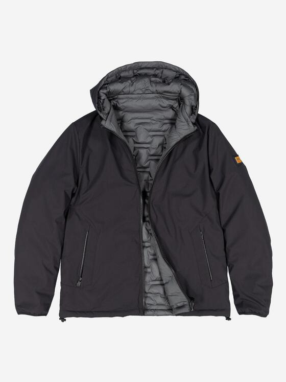 emilio adani Herren Wendejacke mit Soronafüllung Schwarz 37432