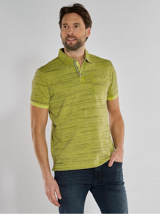 engbers Herren Polo-Shirt gestreift Hellgruen 36795