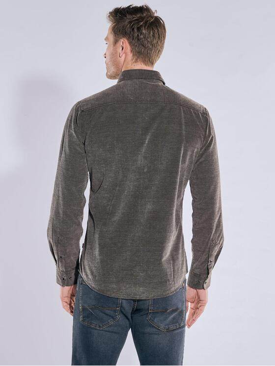 engbers Herren Cordhemd Grau 39444