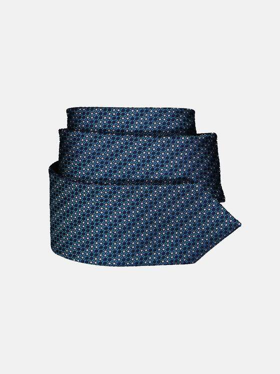 engbers Herren Krawatte gemustert Blautuerkis 33189